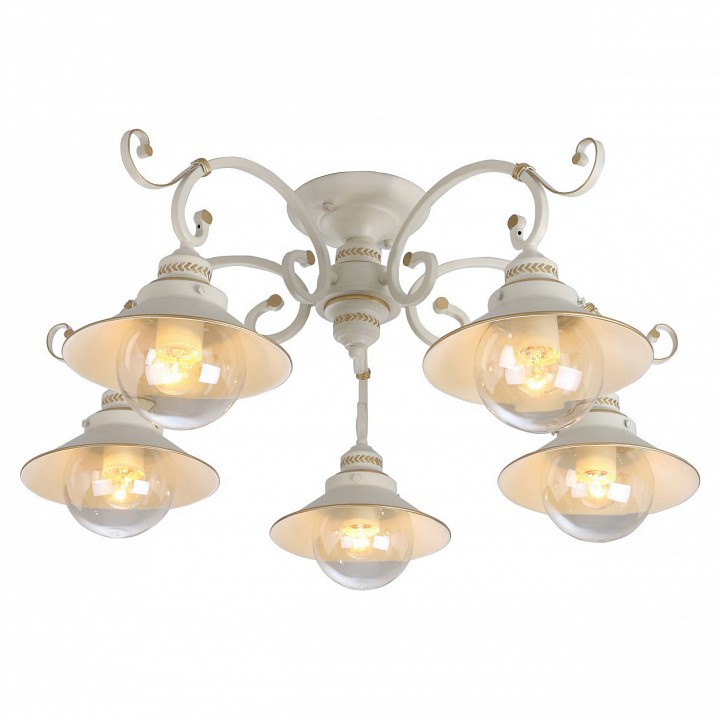 Потолочная люстра Arte Lamp Grazioso A4577PL-5WG