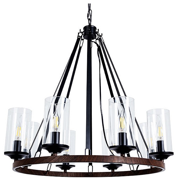 Подвесная люстра Arte Lamp Dalim A7014SP-8BK