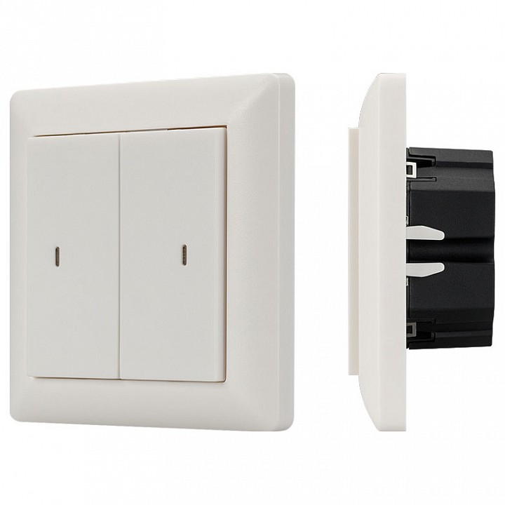 Диммер клавишный Arlight Knob SR-KN0200-IN White (KNX, DIM)